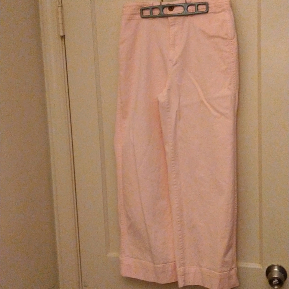 High Rise Wide-Leg Crop Pants - SOLD
